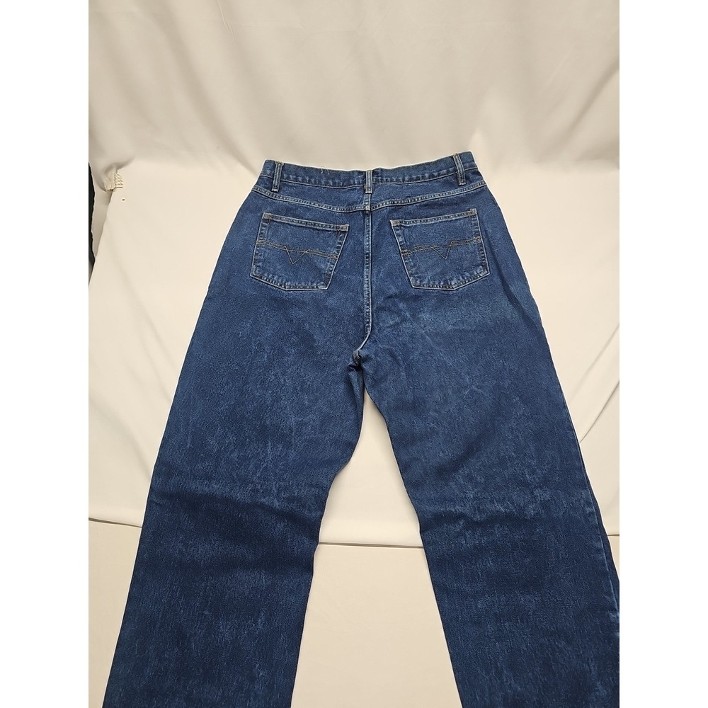 Carolina Blues Women Blue Vintage Tapered Denim Jeans High Rise Cotton Size 18wt - Picture 15 of 15